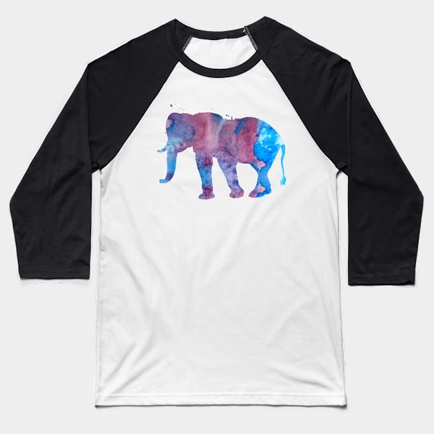 Elephant Baseball T-Shirt by TheJollyMarten